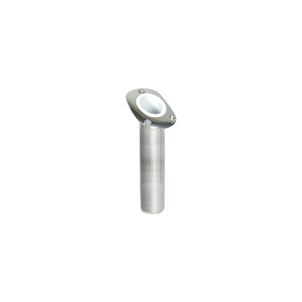 Fishing Rod Holder - 30° Flush Mount - 316 Stainless Steel - 9-1/4" L - WHIS-0096CBLUE